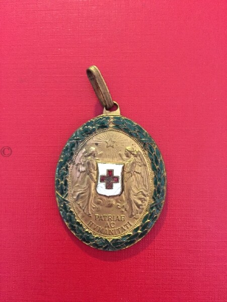 Medaille Österreich Humaniti Rot Kreuz 1864-1914 Gold