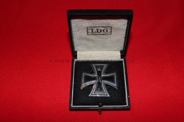 Eisernes Kreuz 1.Klasse 1914 SB im LDO Etui