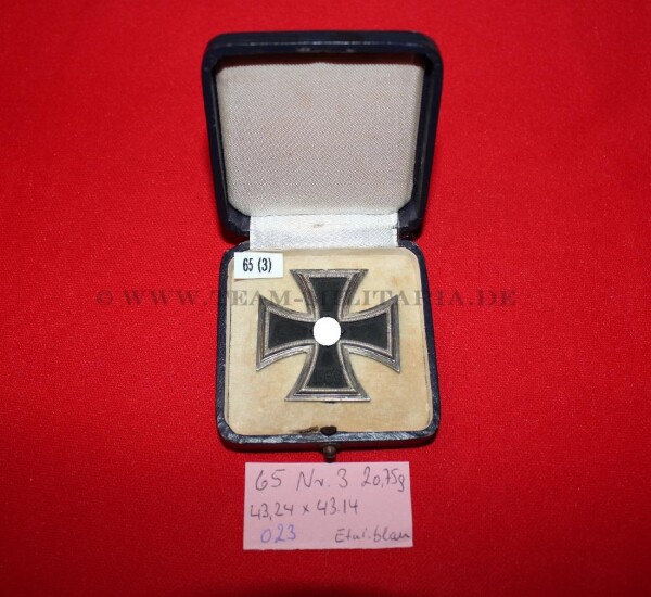 Eisernes Kreuz 1.Klasse 1939 im blauen Etui