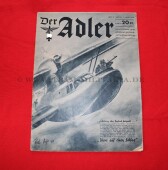 Zeitschrift der Adler -mit Fliegerabzeichen der LW SELTEN