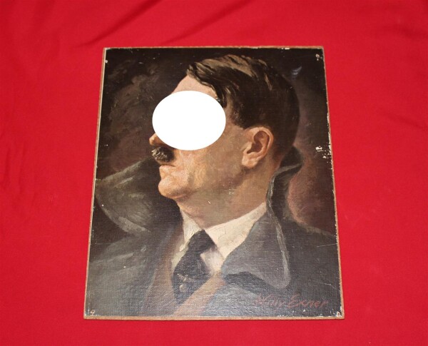 Adolf Hitler Öl-Gemälde von Willy Exner 