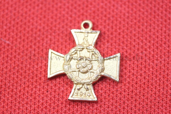 Miniatur Kriegsverdienstkreuz am Band 1914  Lippe-Detmold Fürstentum
