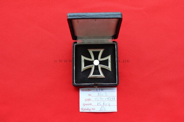 Eisernes Kreuz 1.Klasse 1939 im Etui - MINT