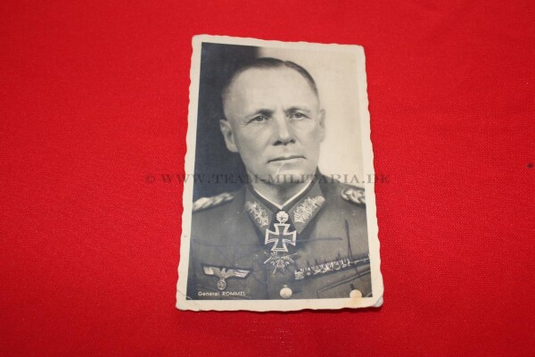 Hoffmann Postkarte Rommel mit original Unterschrift 