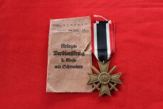 Kriegsverdienstkreuz 2. Klasse 1939 mit T&uuml;te