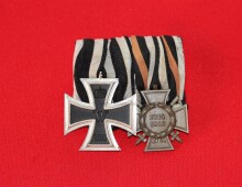 2-fach Ordensspange Eisernes Kreuz 2.Klasse 1914 &amp; FKEK