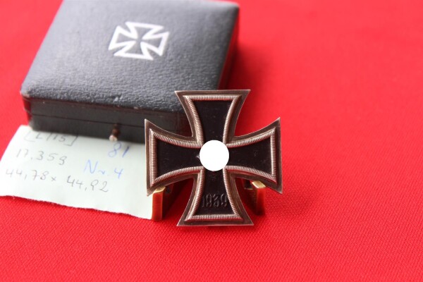 Eisernes Kreuz 1.Klasse 1939 im grünen Etui