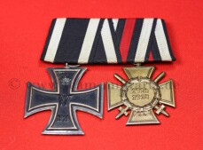 2-Fach Ordensspange Preussen Eisernes Kreuz 2.Klasse