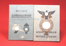 2 x HJ DJ Leistungsbuch Hitler Jugend mit Lichtbild