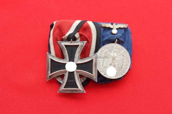2-fach Ordensspange Eisernes Kreuz 2.Klasse 1939 & DA 4...