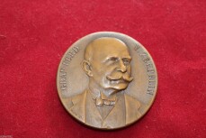 Medaille aus Bronze Graf Ferdinand Zeppelin *Feldzug 1914*
