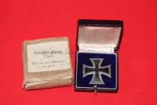 Eisernes Kreuz 1.Klasse 1914 im Etui mit Umkarton -SELTEN