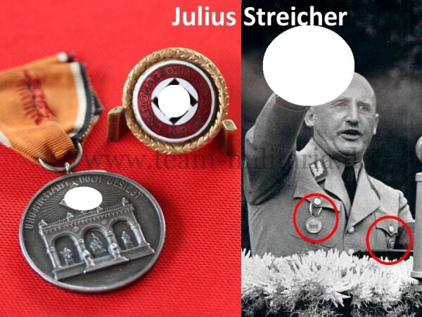 Blutorden (1.Modell)  & goldenes Parteiabzeichen der NSDAP