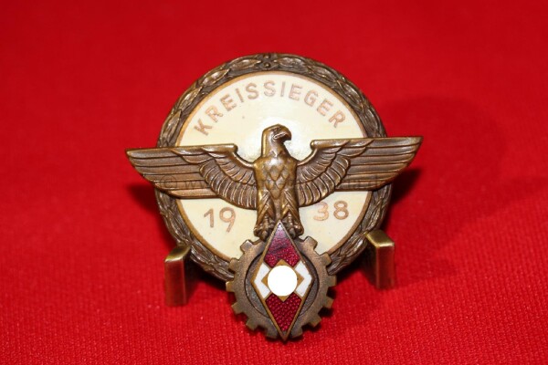  Ehrenzeichen Kreissieger im Reichsberufswettkampf 1938
