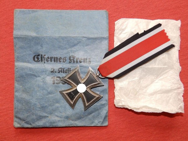 Eisernes Kreuz 2.Klasse 1939 mit Tüte - SELTEN !!!