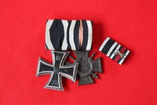 2-fach Ordensspange Eisernes Kreuz 2.Klasse 1914 &amp;...