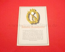 Postkarte Infanterie-Sturmabzeichen in Bronze