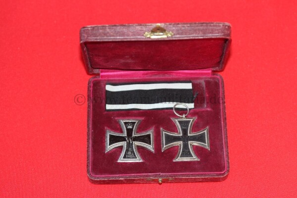 Eisernes Kreuz 1.Klasse & 2.Klasse 1914 im Etui - SELTEN