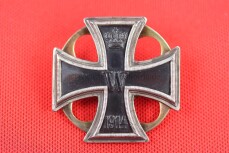 Eisernes Kreuz 1.Klasse 1914 an 4-Loch Schraubscheibe -...