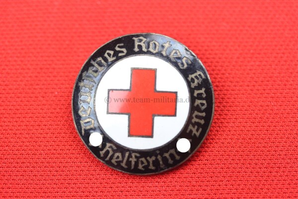 Deutsches Rotes Kreuz ( DRK ) Brosche für " Helferin " 2. Form