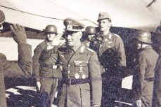 private Fotoaufnahme Rommel mit orig. Unterschrift !!