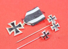 3 x Miniatur Eisernes Kreuz 1957