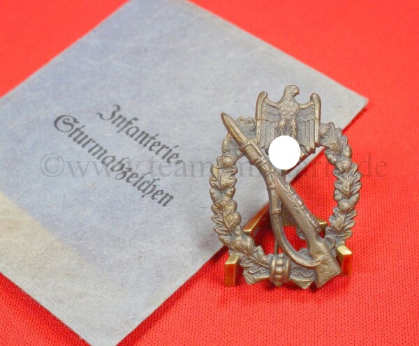 Infanteriesturmabzeichen in Bronze in Tüte - MINT CONDITION