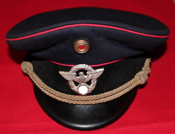 Schirmmütze für Offiziere der Feuerschutzpolizei 