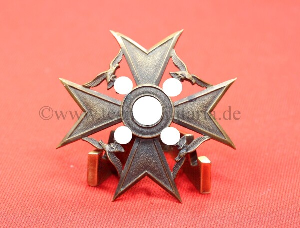 Spanienkreuz in Bronze ohne Schwerter Legion Condor - SELTEN