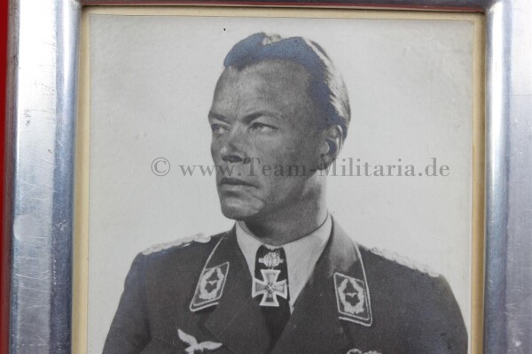 Foto mit Widmung General d. Schlachtflieger Ernst Kupfer (EL mit X)