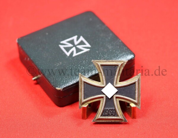Eisernes Kreuz 1.Klasse 1939 im grünen Etui - SELTEN