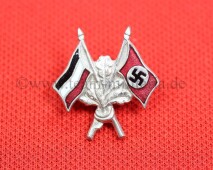 Patriotisches fr&uuml;hes NSDAP Abzeichen / Flagge / Fahne 