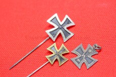 3 x Eisernes Kreuz 1.Klasse 1914 als Miniatur