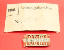 nummergleiches BDM-Leistungsabzeichen in Bronze Nr.42657...