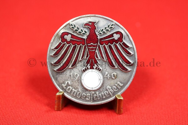 Landesschießen 1940 Gauleistungsabzeichen Silber