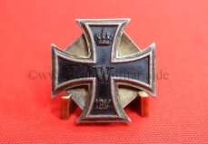 Eisernes Kreuz 1.Klasse 1914 Silber an Patentverschluss -...