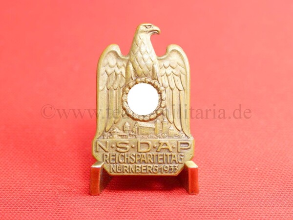 Abzeichen NSDAP Reichsparteitag in Nürnberg 1933
