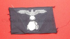 Waffen-SS M&uuml;tzentrapez schwarze Einheitsfeldm&uuml;tze