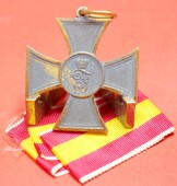 Baden Kreuz f&uuml;r freiwillige Kriegshilfe 1914