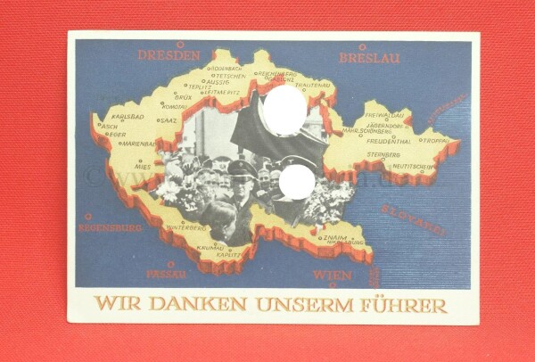 farbige Propaganda Postkarte