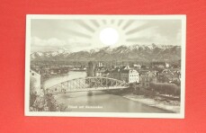 Postkarte - Villach mit Karawanken &Ouml;sterreich