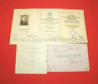 Nachlass mit Schmuckurkunde Eisernen Kreuz 2.Klasse 1939...