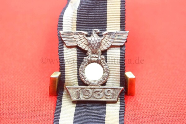 sehr frühe Wiederholungsspange Eisernes Kreuz 2.Klasse 1.Form (Nickelsilber)
