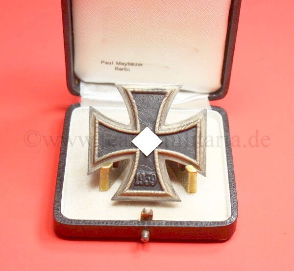 Eisernes Kreuz 1.Klasse 1939 im Etui - Spider Version - SELTEN