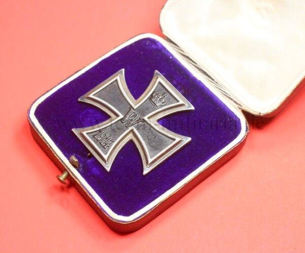 frühes Eisernes Kreuz 1.Klasse 1914 im Etui