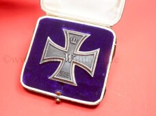 Eisernes Kreuz 1.Klasse 1914 im Etui (Doppelpunze)