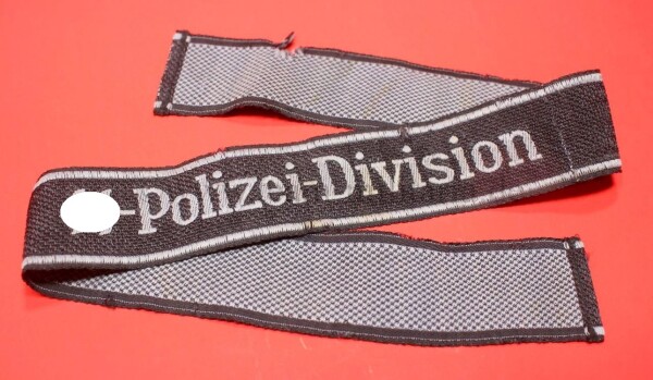 Ärmelband SS-Polizei-Division - SELTEN