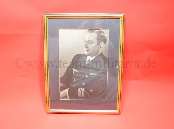 großes Portrait Marine Offizier Kriegsmarine 
