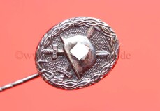 Miniatur Verwundetenabzeichen in Silber
