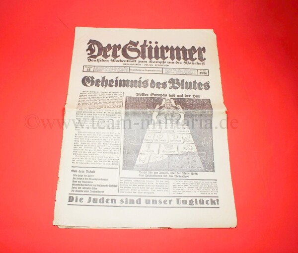 Zeitschrift "Der Stürmer" 1934 Nummer 35 